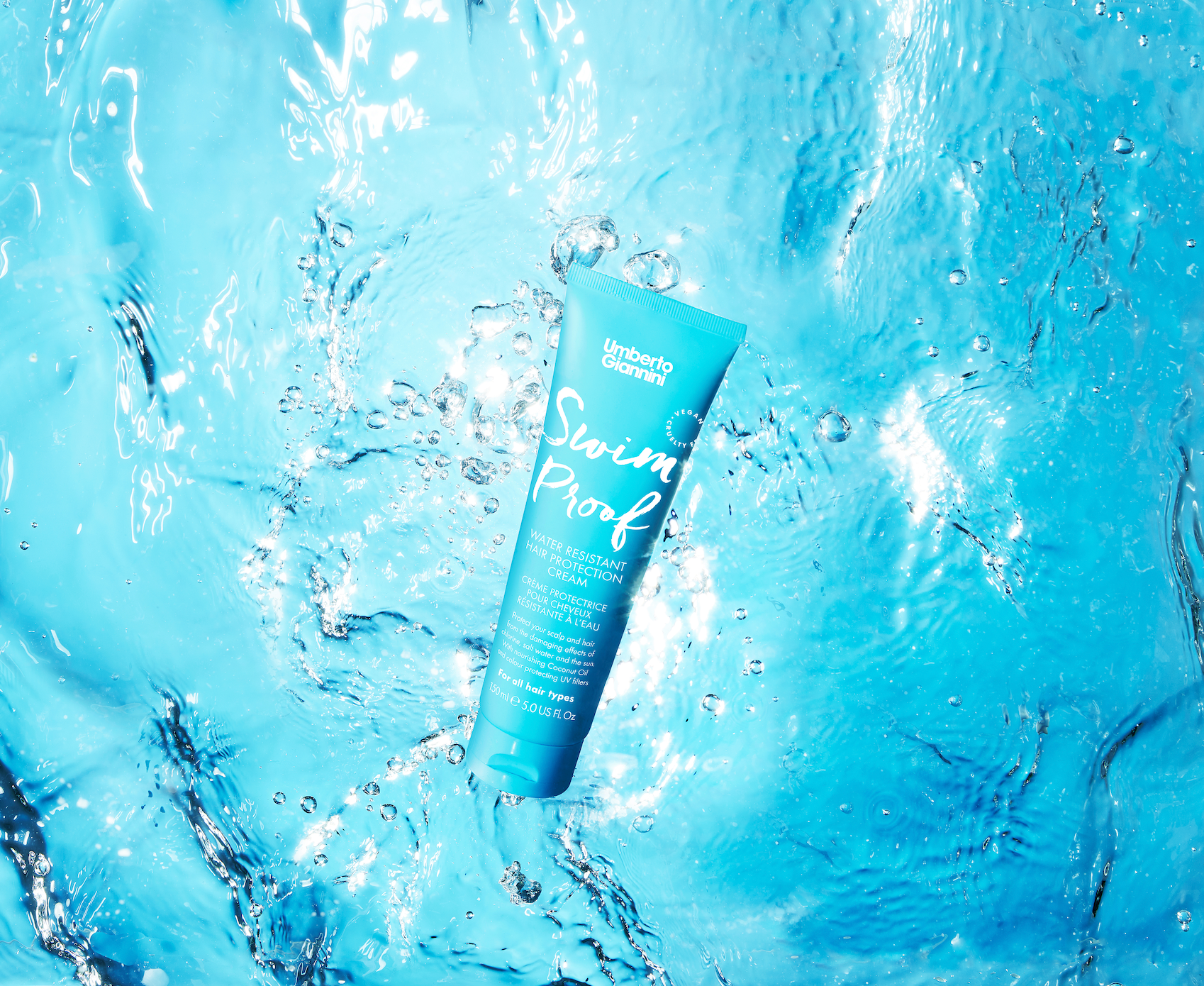Umberto Giannini Swim Proof apsauginis plaukų kremas