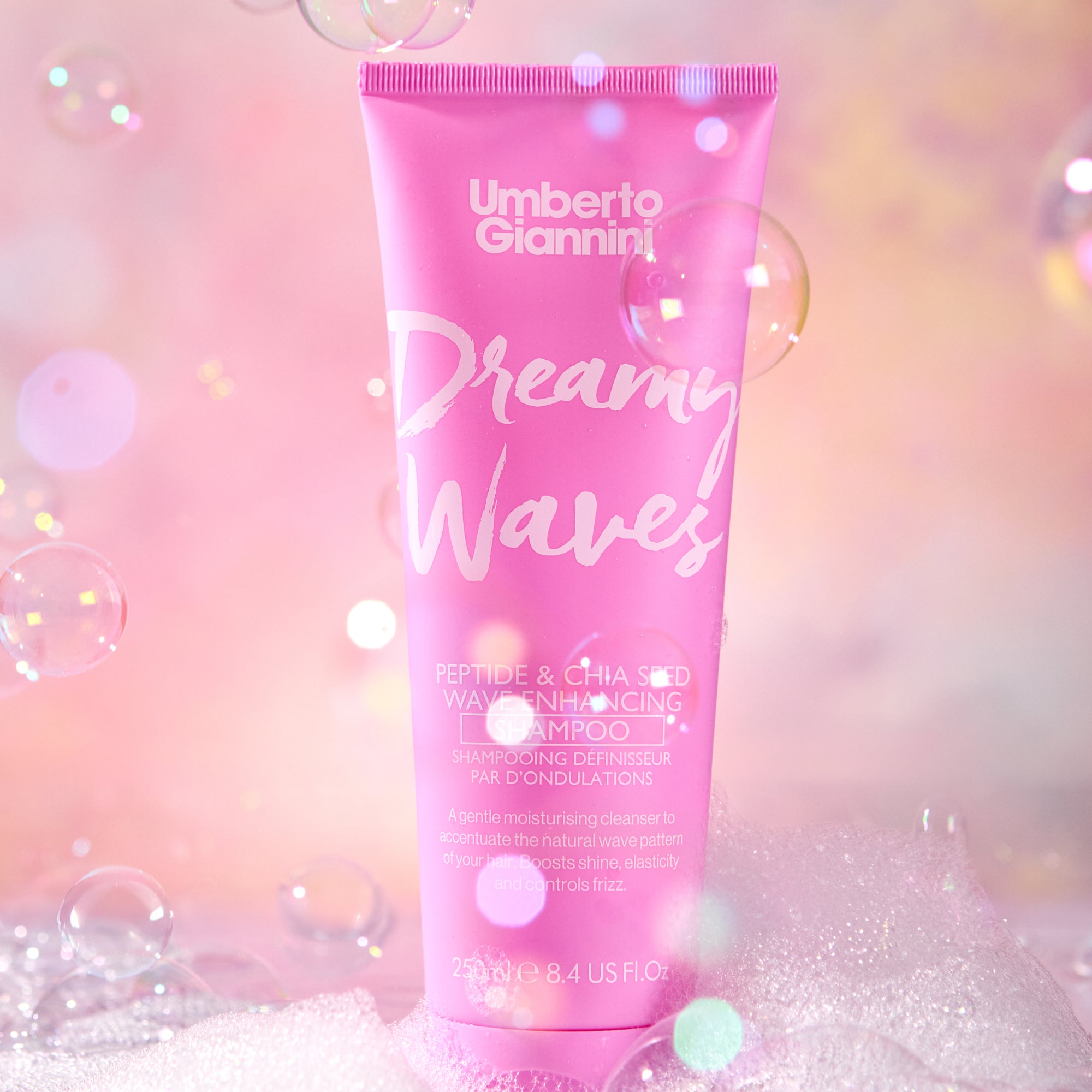 Umberto Giannini Dream Waves šampūnas banguotiems plaukams